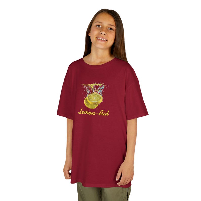 Kids' Heavy Cotton Tee, Lemon-Aid Children's T-shirt image 8