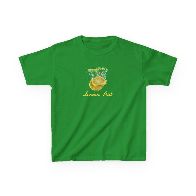 Kids' Heavy Cotton Tee, Lemon-Aid Children's T-shirt image 2
