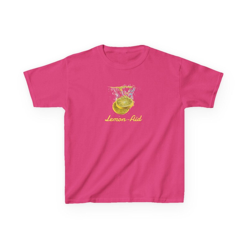 Kids' Heavy Cotton Tee, Lemon-Aid Children's T-shirt image 12