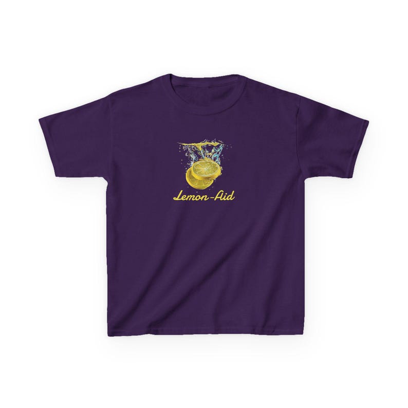Kids' Heavy Cotton Tee, Lemon-Aid Children's T-shirt image 4
