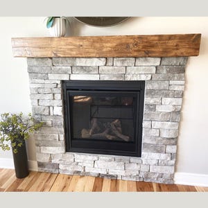 Eichenkamin Balken 2-3 Luftgetrockneter und geölter Kamin - Mantelpiece - Sondergrößen