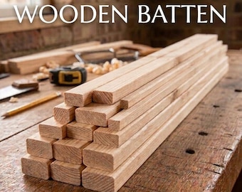 Listón de madera de pino para molduras / Disponible en varios tamaños