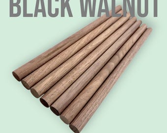Genuine Black Walnut Dowel | 15mm Diameter x 30cm long