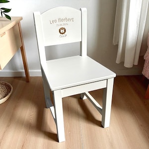 Personalised Wooden Chair | Kid&#39;s Furniture | Personalised Gift | Montessori Furniture