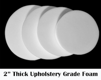 Round Upholstery Foam | 50mm Thick Bar Stool Seat