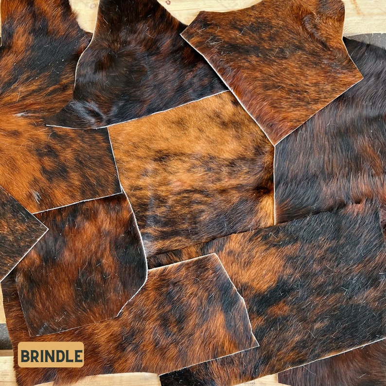 Genuine Cowhide Material Offcuts for Arts and Crafts Cowhide Remnants