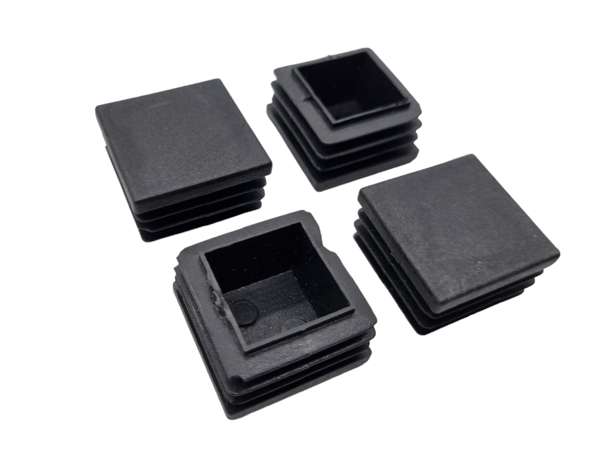 30mm Square Bar Stool Foot Caps | Black Plastic Tube Inserts - Etsy