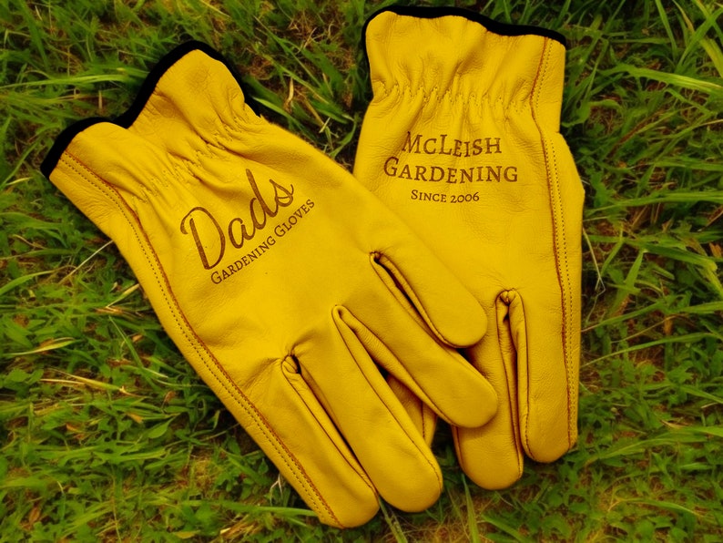 customised gardening gloves