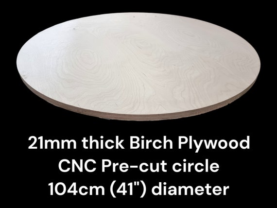 Large Birch Plywood Circle – CNC Cut Table Top (41")