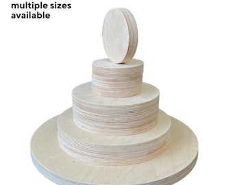 21 mm dicke baltische Birkensperrholz Kreise CNC geschnitten und Kanten geschliffen - Verschiedene Größen (b)