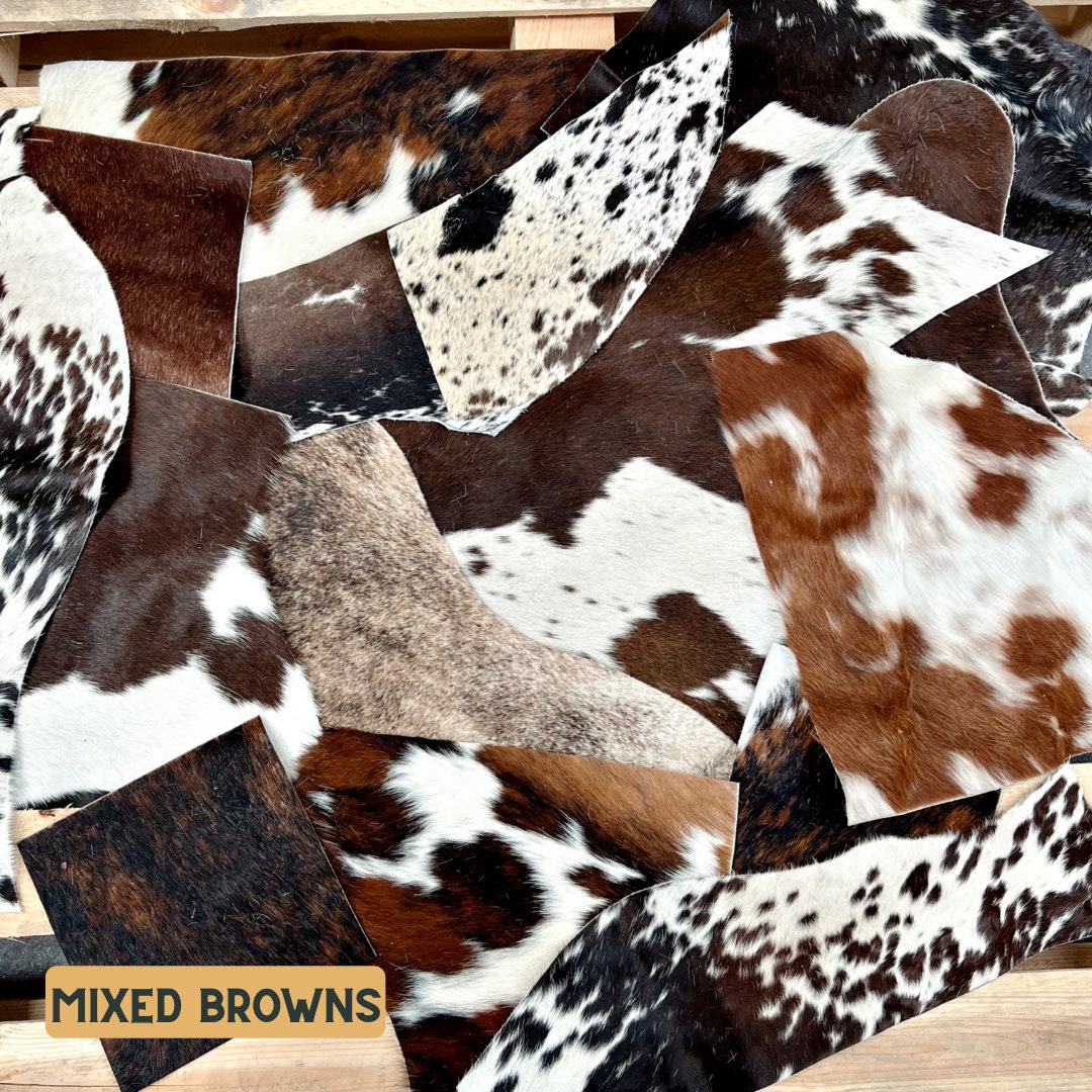 Genuine Cowhide Offcuts – Arts and Crafts Material, Leather Remnants ...