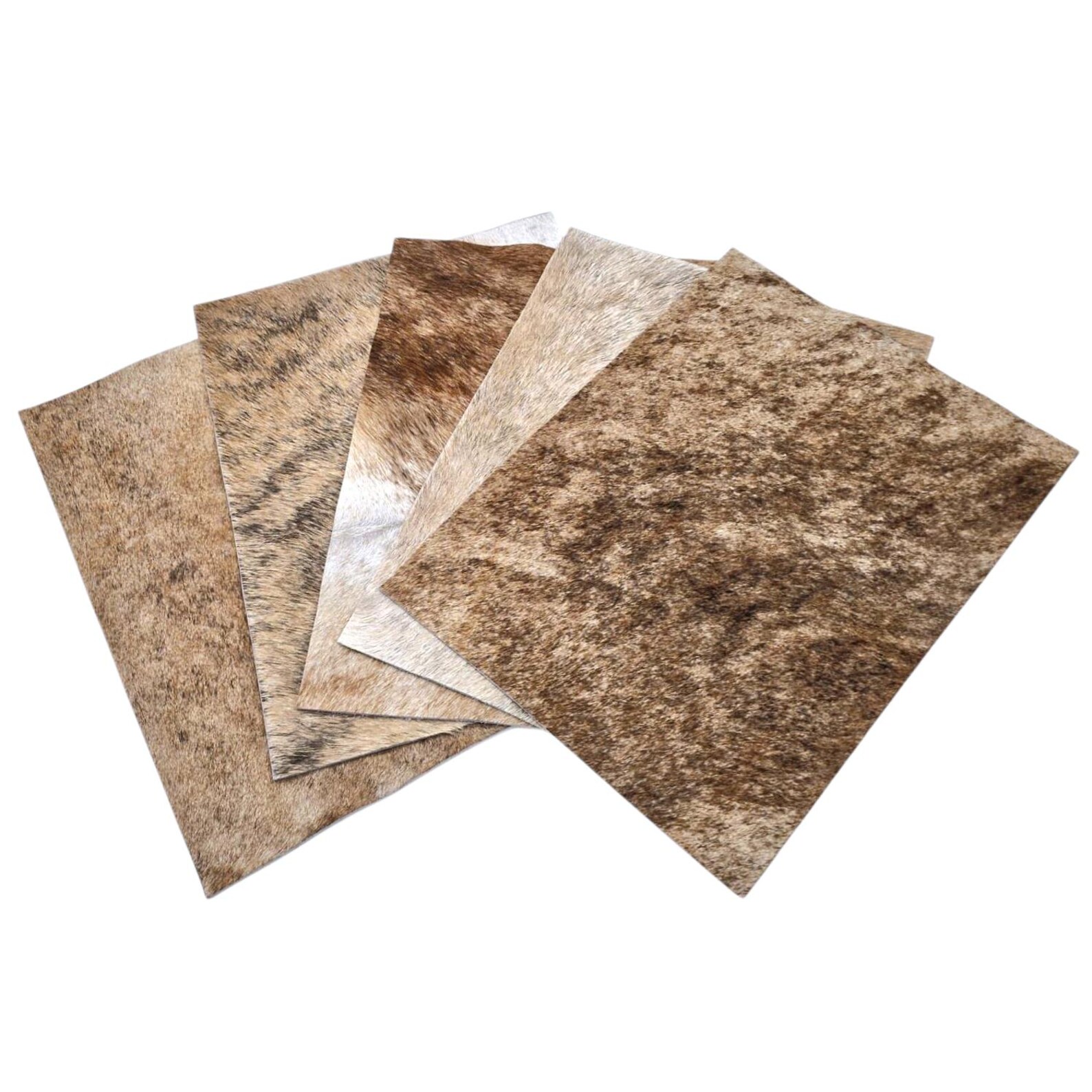 Cowhide Rug Cut File Rectangular Cowhide Di-cut Pieces - Can Be Used as Placemat or ...