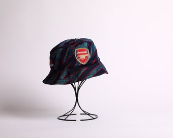 Arsenal 2021/22 Upcycled Classic Football Shirt Bucket Hat
