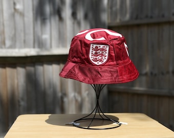 England Lionesses World Cup 2019 (Beth Mead) Upcycled Classic Football Shirt Bucket Hat
