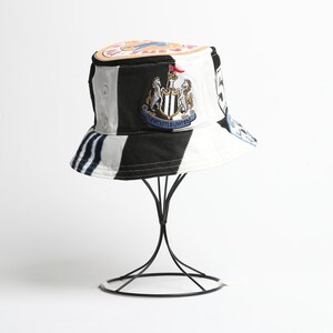 Newcastle United (Alan Shearer) 1995-97 Upcycled Classic Football Shirt Bucket Hat image 2