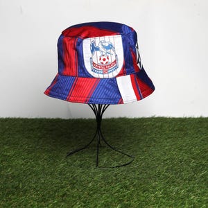 Crystal Palace 1996-98 Upcycled Classic Football Shirt Bucket Hat