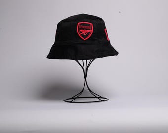 Arsenal 2017/18 Upcycled Classic Football Shirt Bucket Hat