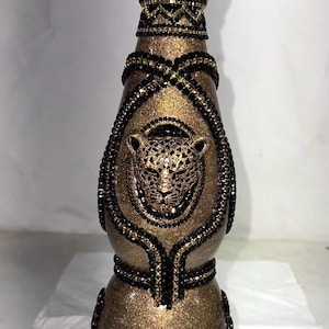 Hand Painted empty Tequila Bottle