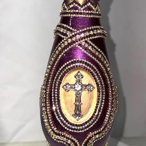 Hand Painted empty Tequila Bottle