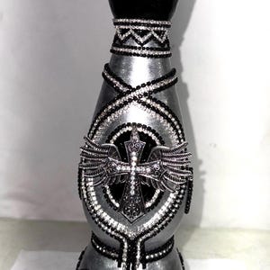 Hand Painted empty Tequila Bottle