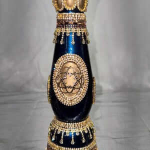 Hand Painted empty Tequila Bottle