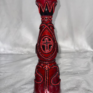 Hand Painted empty Tequila Bottle