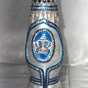 Hand Painted empty Tequila Bottle