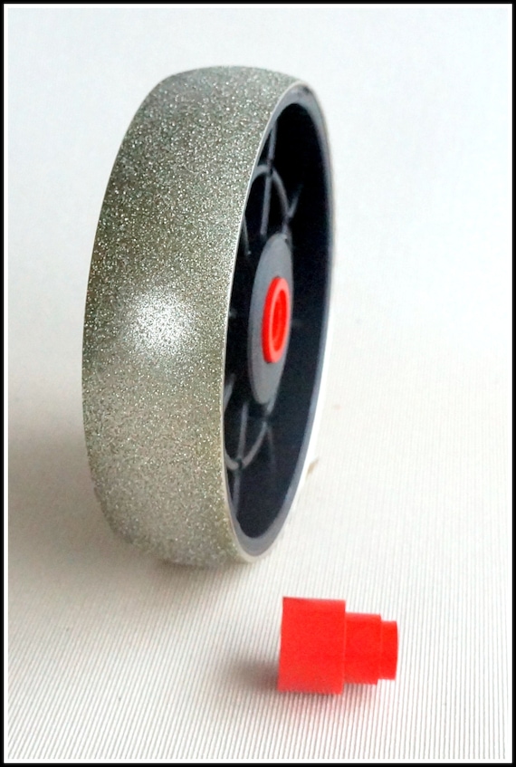 BAT 6 Grit 80 Lapidary Diamond Cabbing Convex Hard Grinding Wheel 80grit Plated Electroplated Plastic Body Etsy UK
