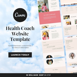 Health Coach Website Template