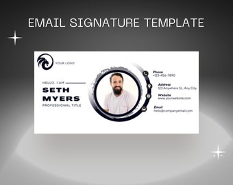 Editable Email Signature Template: Professional Outlook & Gmail (Digital Download)