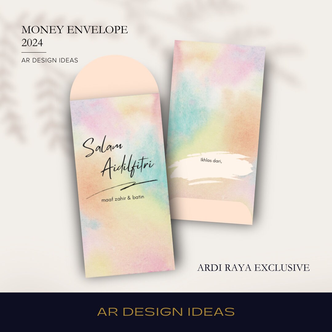 Editable Eid Money Envelope, Eid Envelope Template, Printable Money ...