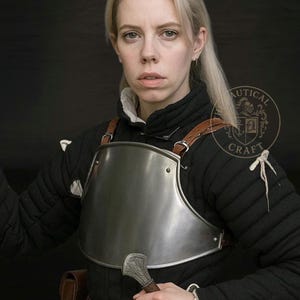 Medieval Breastplate & Backplate for Women | Combat-Ready Female Chest Armor | LARP, SCA, Cosplay, Renaissance Costume