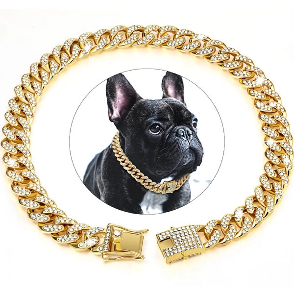 Diamond Necklace Dog Collar Etsy