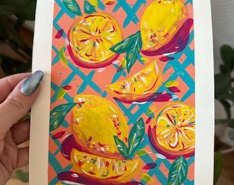 Gouache Lemons