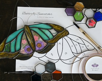 Butterfly Stained Glass Pattern