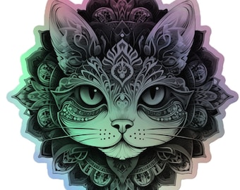 Majestic Cat 2 - Adesivo olografico