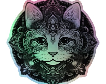 Majestic Cat 5 - Adesivo olografico