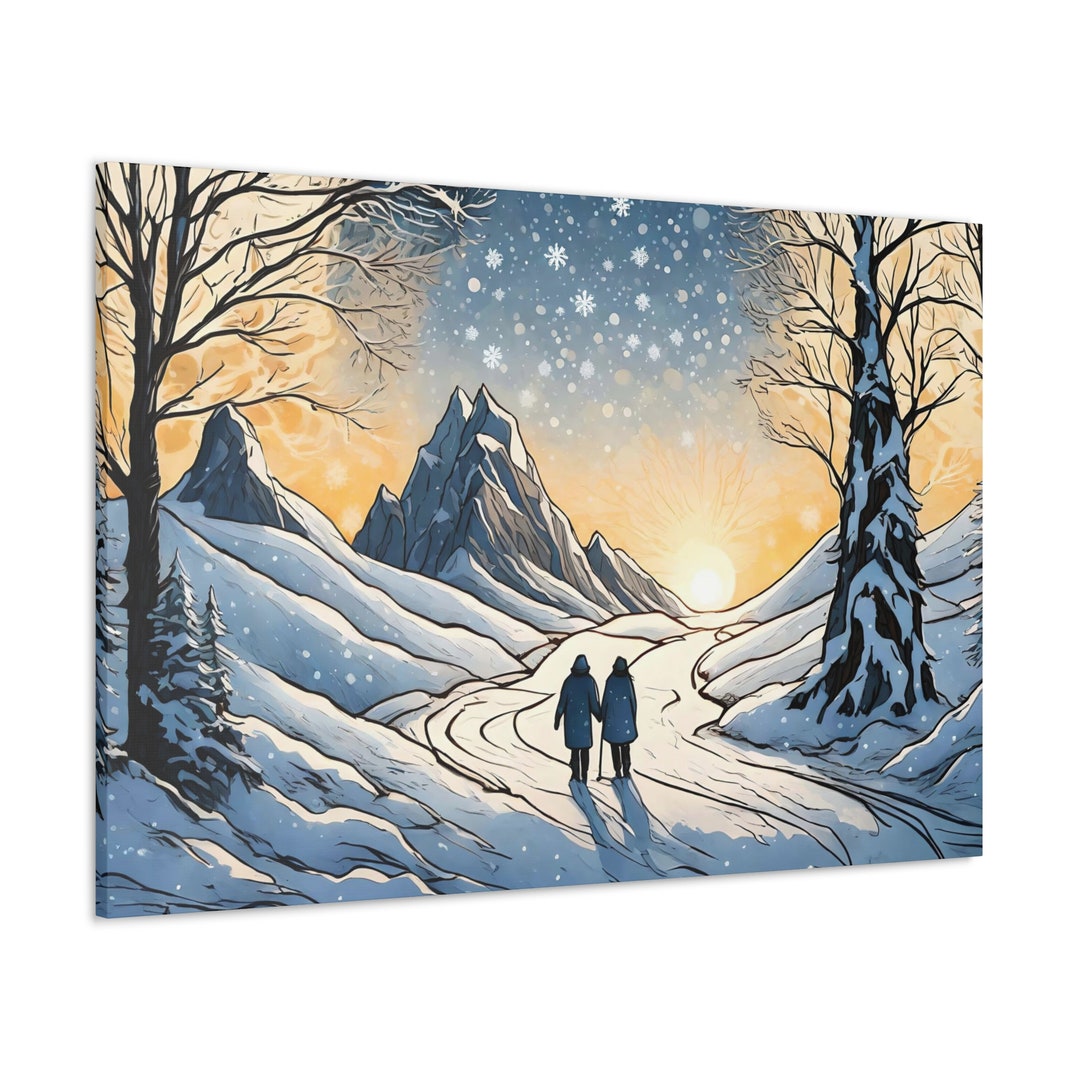 Winter Solstice Canvas - Etsy