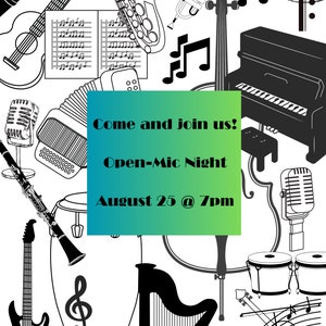 Open-Mic Night Flyer / Live Music Flyer / Musician Wanted Flyer