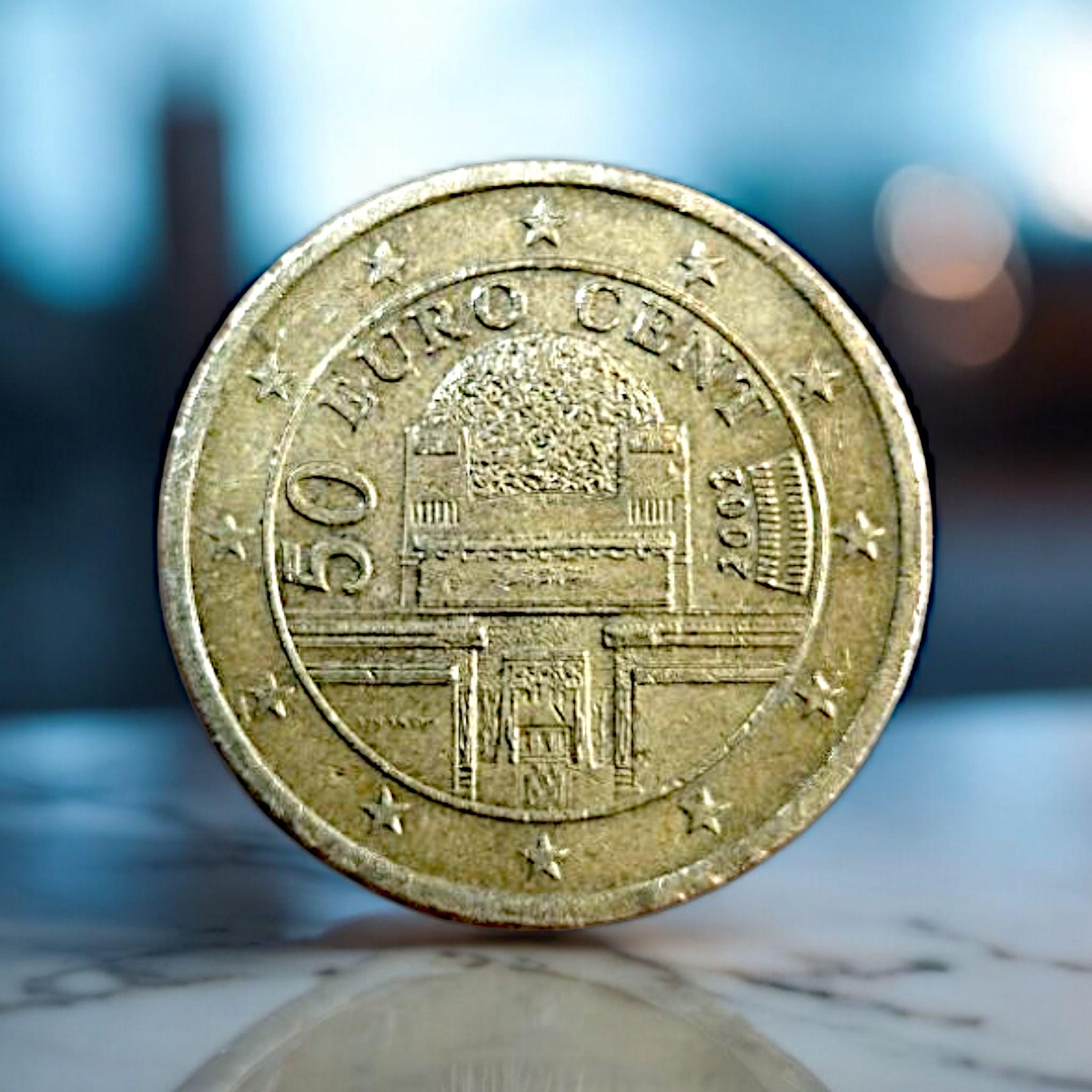 Moneda 50 euro cent 2002 - Etsy 日本