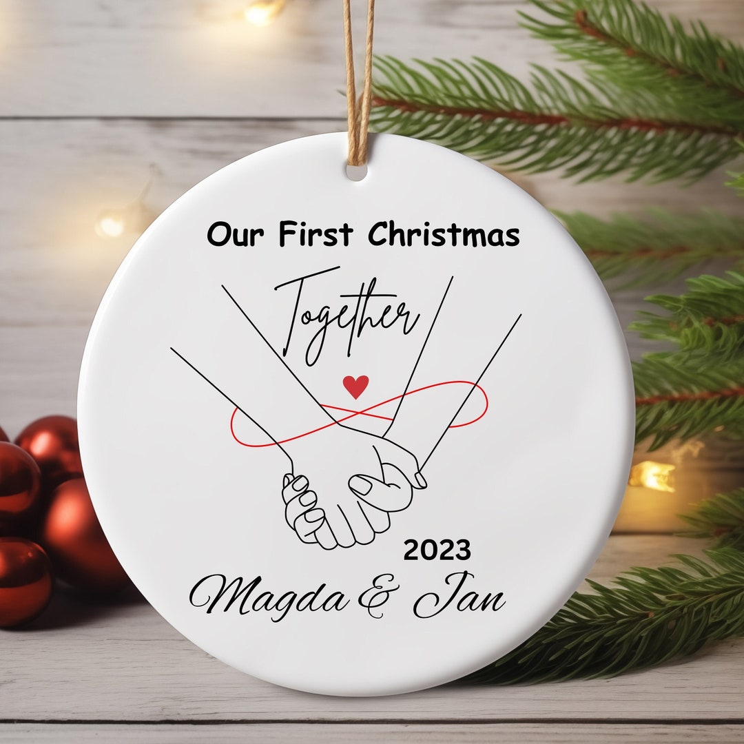 First Christmas Together Ornament 2025 Carmen Sallyann