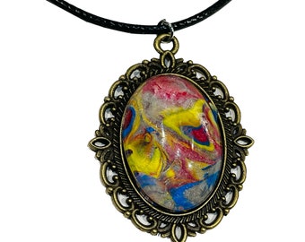 Painting in a Pendant -  Colorful Dream 1