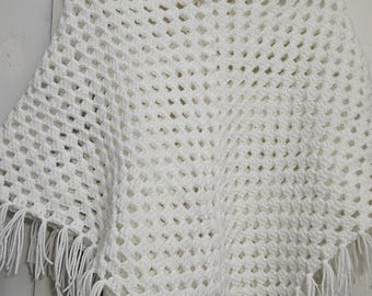 Crochet poncho