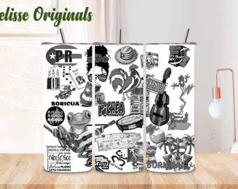 Puerto Rico label for glasses and more...