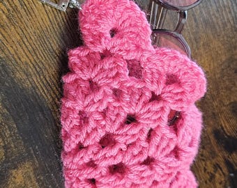 Very beautiful and practical woven eyeglass holders.