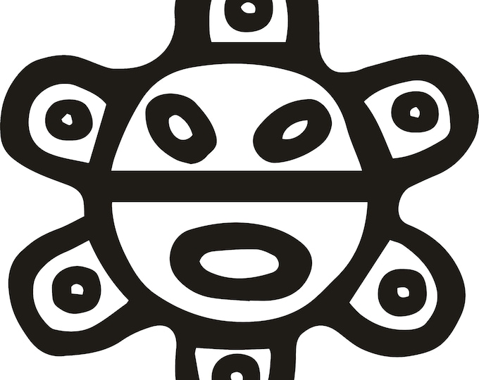 Puerto Rico Decal (Coqui and Taino)