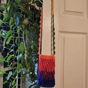 Bolso Tejido a Crochet para Celulares