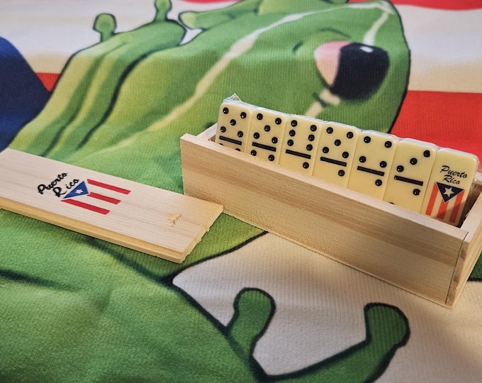 Set of miniature Puerto Rico dominoes