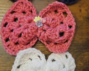 Bows and woven hair accessories
