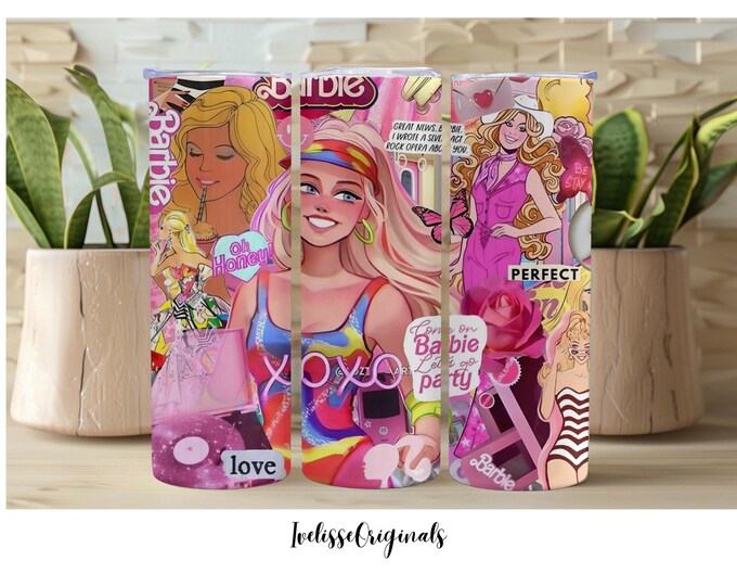 Barbie 20 oz tumbler